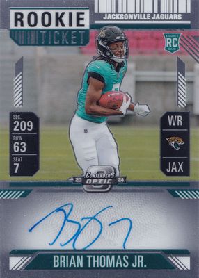 2024 Contenders Optic #103 Rookie Ticket Auto - Silver