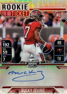 2024 Contenders Optic #122 Rookie Ticket Auto - Silver