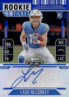2024 Contenders Optic #110 Rookie Ticket Auto - Blue /75