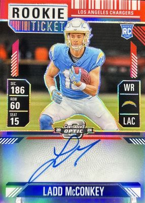 2024 Contenders Optic #110 Rookie Ticket Auto - Red /175