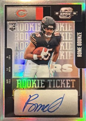 2024 Contenders Optic #104 Rookie Ticket Auto - Silver