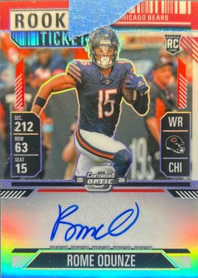 2024 Contenders Optic #104 Rookie Ticket Auto Variation - Red /99