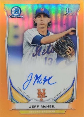 2014 Bowman Chrome #BCAP-JMC Prospect Auto - Orange Refractor /25 (1st)