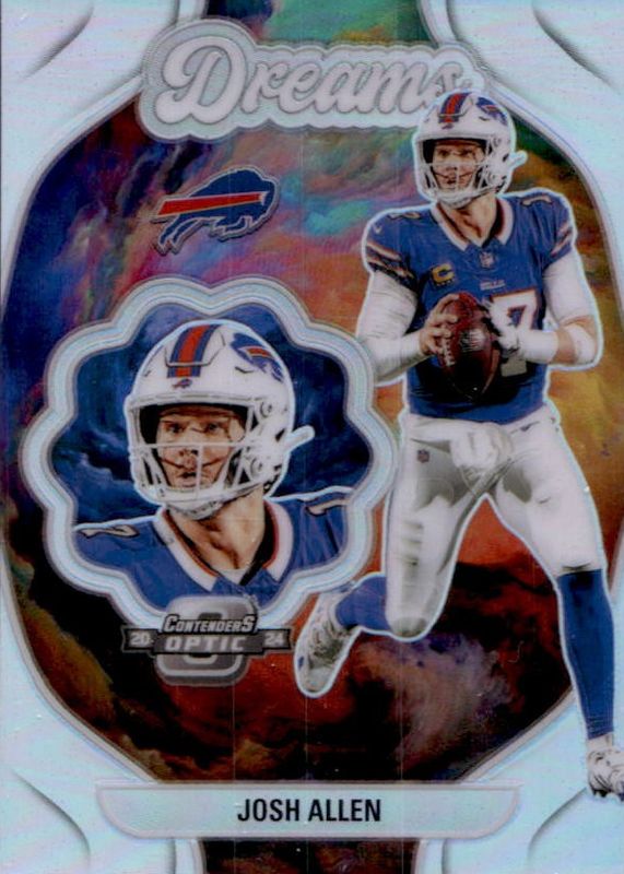Josh Allen 2024 Contenders Optic #D-JAN Dreams /(SSP) RAW