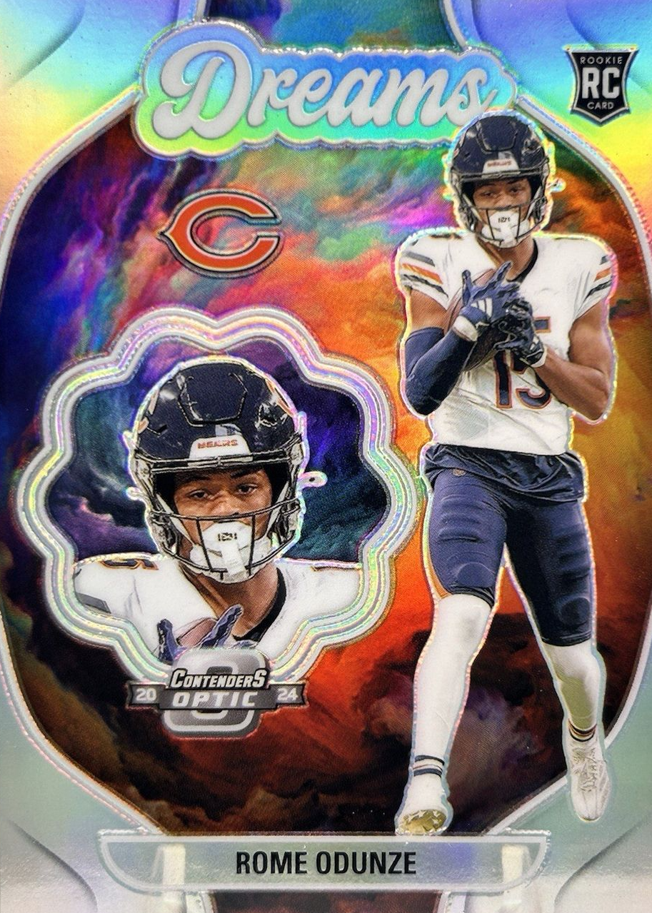 Rome Odunze 2024 Contenders Optic #D-ROE Dreams /(SSP) Price Guide