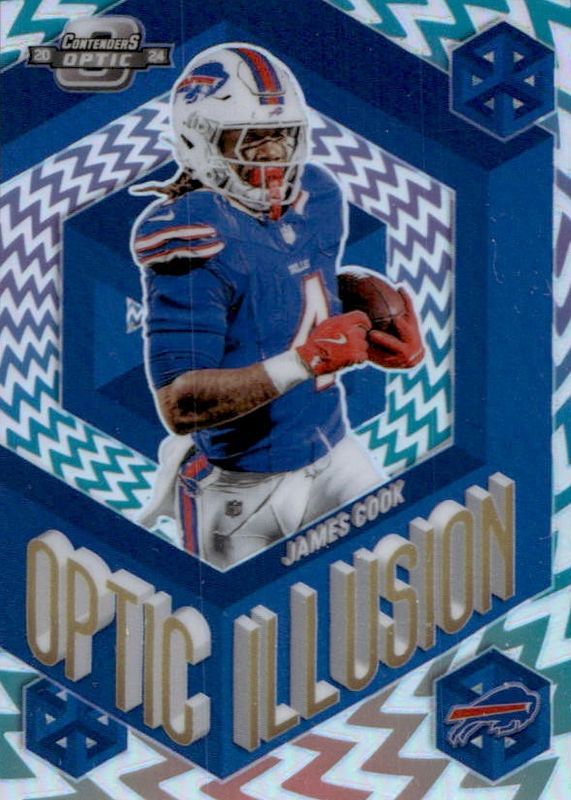 James Cook 2024 Contenders Optic #OI-JCK Optic Illusion /(SSP) RAW