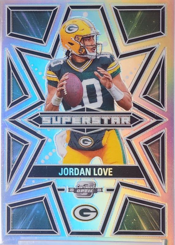 Jordan Love 2024 Contenders Optic #S-JLE Superstars /(SSP) RAW