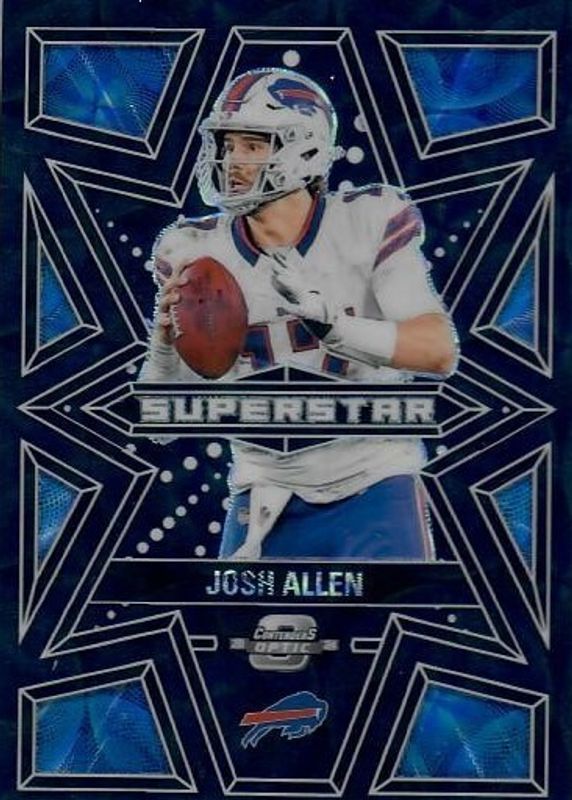 Josh Allen 2024 Contenders Optic #S-JAN Superstars - Black Scope /25 RAW