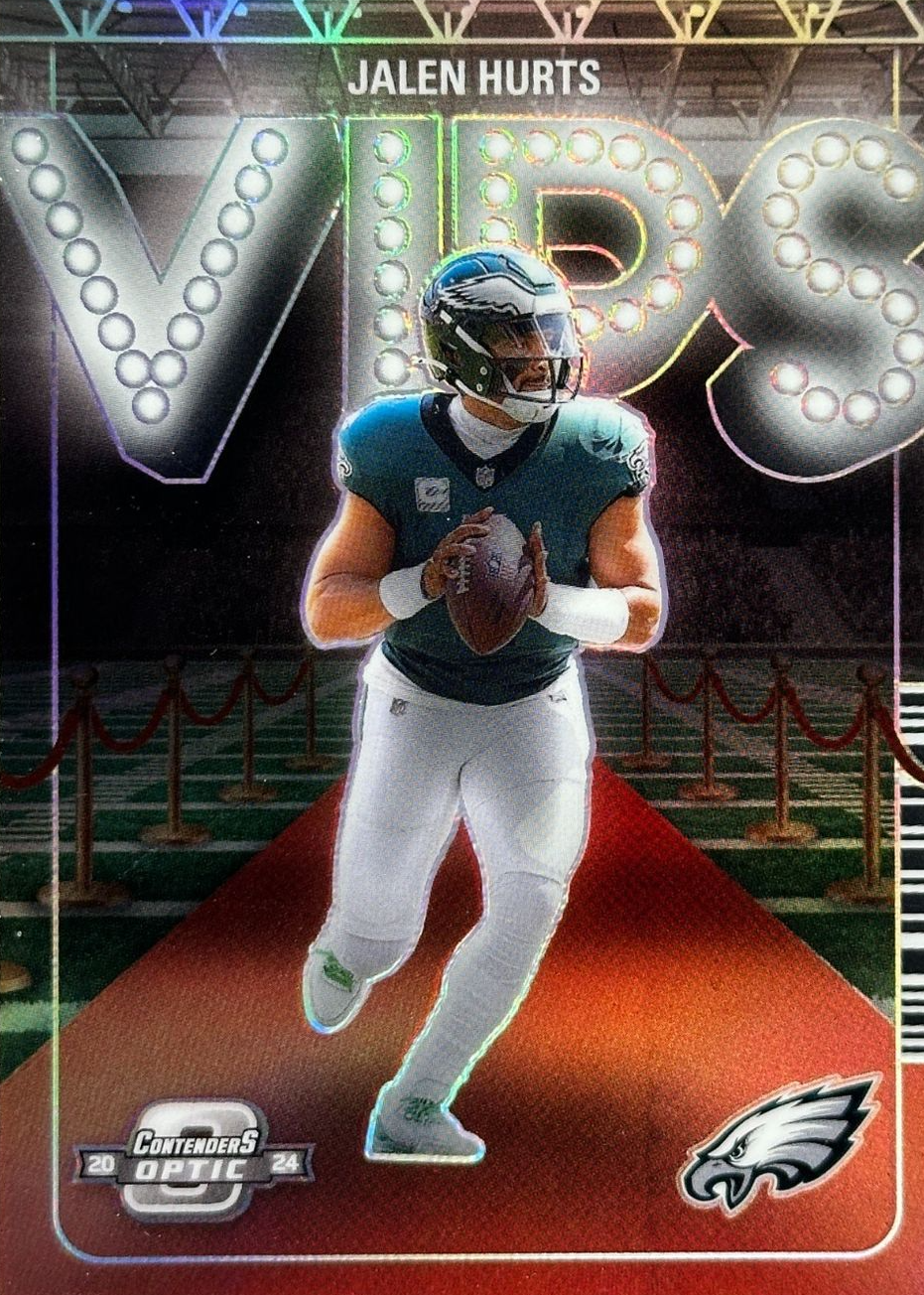 Jalen Hurts 2024 Contenders Optic #VIP-JHS VIPs /(SSP) Price Guide ...