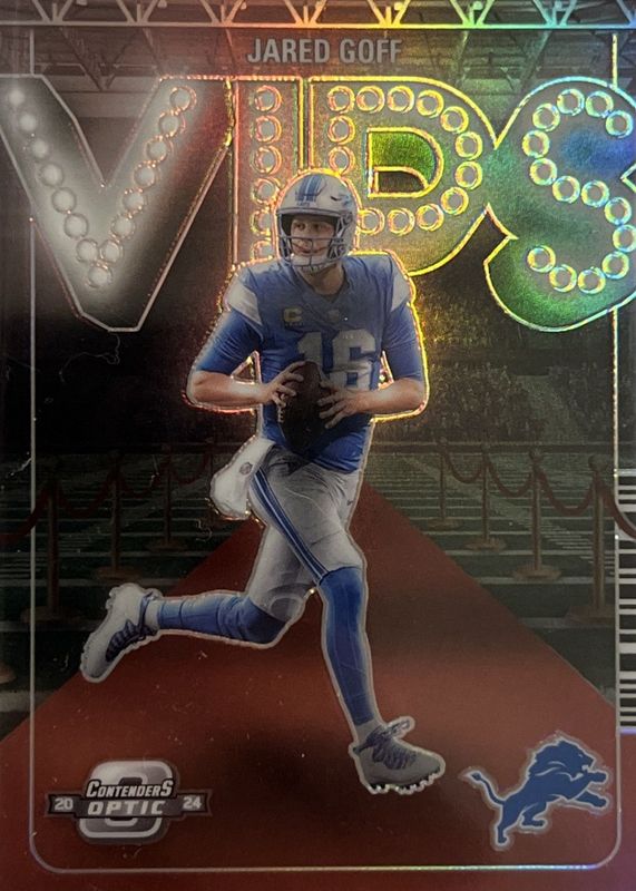 Jared Goff 2024 Contenders Optic #VIP-JGF VIPs /(SSP) RAW