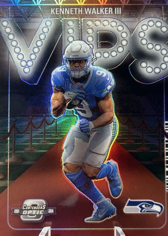 Kenneth Walker III 2024 Contenders Optic #VIP-KWR VIPs /(SSP) RAW