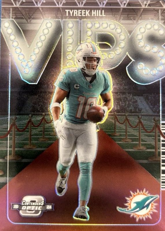 Tyreek Hill 2024 Contenders Optic #VIP-THL VIPs /(SSP) RAW