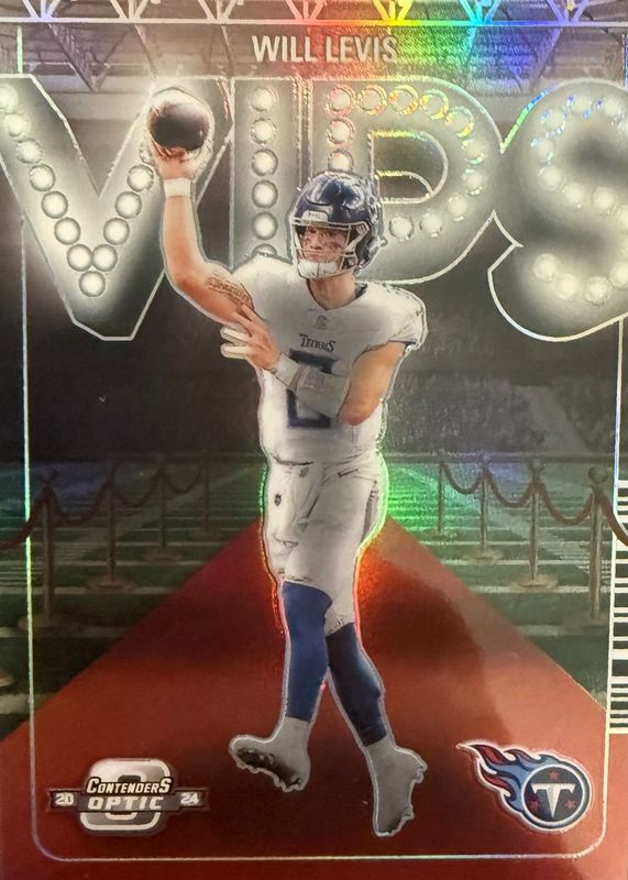Will Levis 2024 Contenders Optic #VIP-WLS VIPs /(SSP) RAW