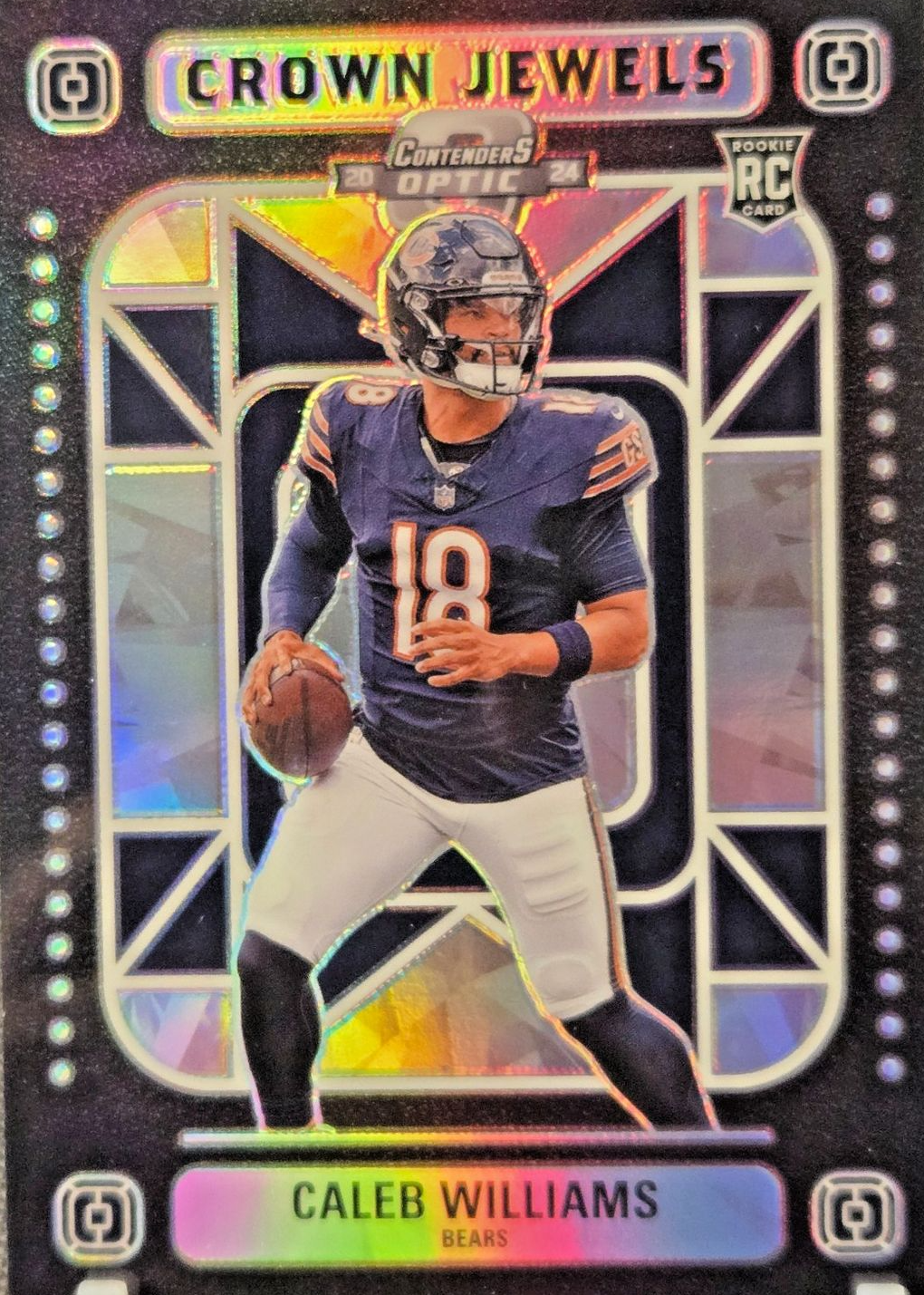 ★特選オンリー１★決算スペシャル【アメジストwithヒマラヤ岩塩✳︎紅石英】❤️ Caleb Williams 2024 Contenders Optic #CJ-CWS Crown Jewels /(SSP