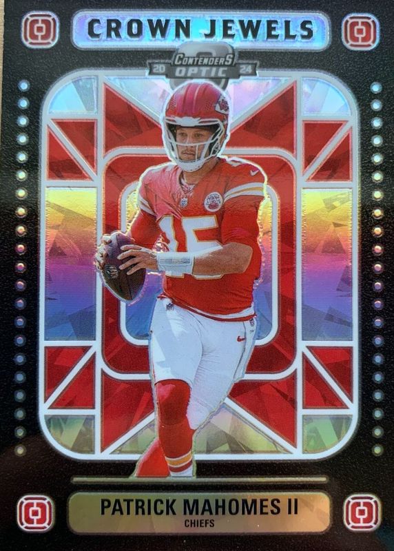 Patrick Mahomes II 2024 Contenders Optic #CJ-PMS Crown Jewels /(SSP) RAW