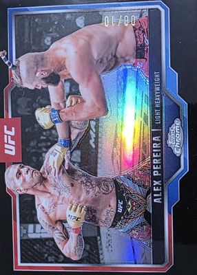 2025 Topps Chrome UFC #2 Black Refractor /10