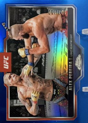 2025 Topps Chrome UFC #2 Blue Refractor /150