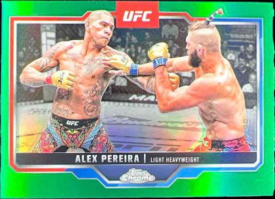 2025 Topps Chrome UFC #2 Green Refractor /99