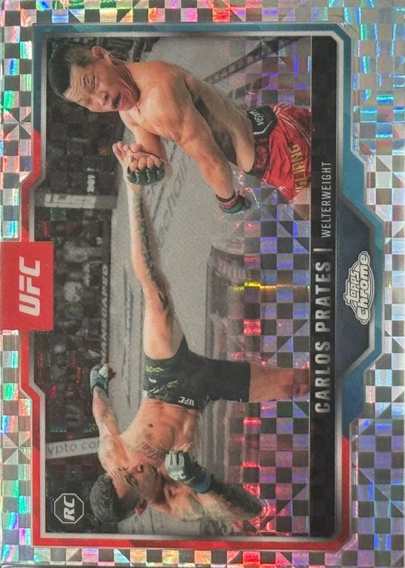 2025 Topps Chrome UFC #40 X-Fractor