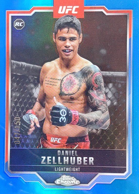 2025 Topps Chrome UFC #189 Blue Refractor /150