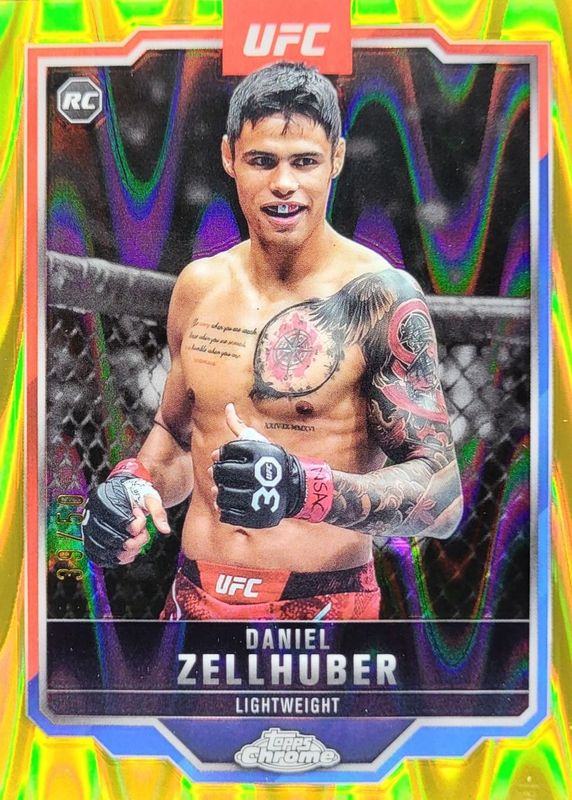 2025 Topps Chrome UFC #189 Gold Refractor /50
