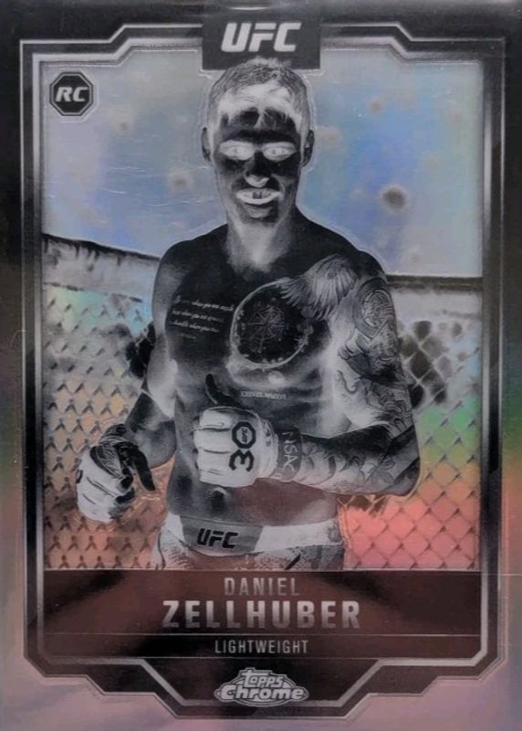 2025 Topps Chrome UFC #189 Negative Refractor