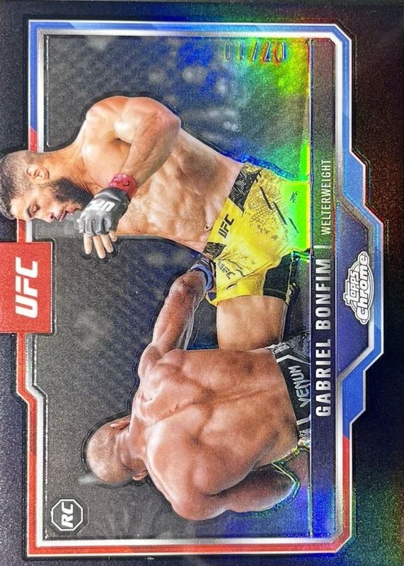 2025 Topps Chrome UFC #26 Black Refractor /10