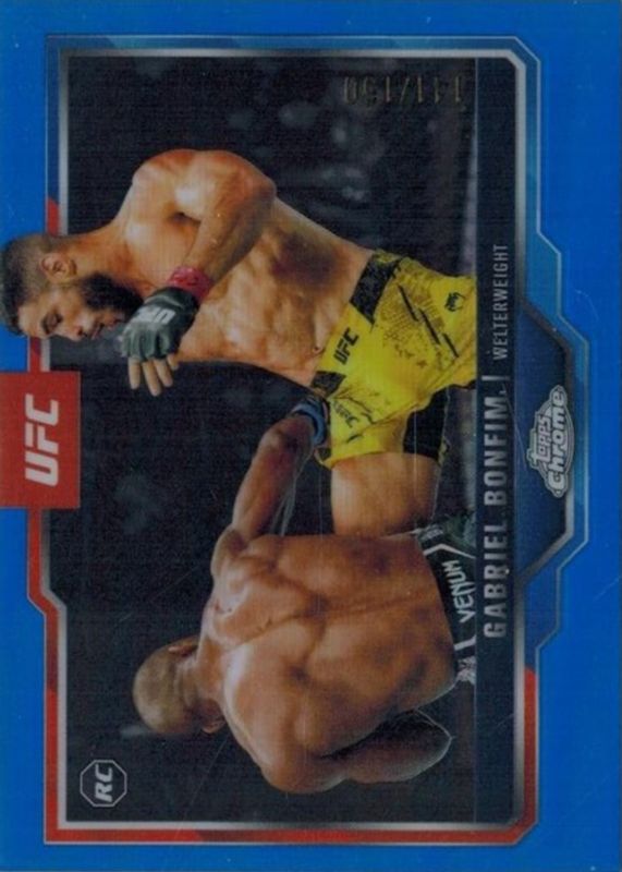 2025 Topps Chrome UFC #26 Blue Refractor /150