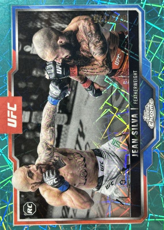 2025 Topps Chrome UFC #56 Teal Lazer Refractor /175