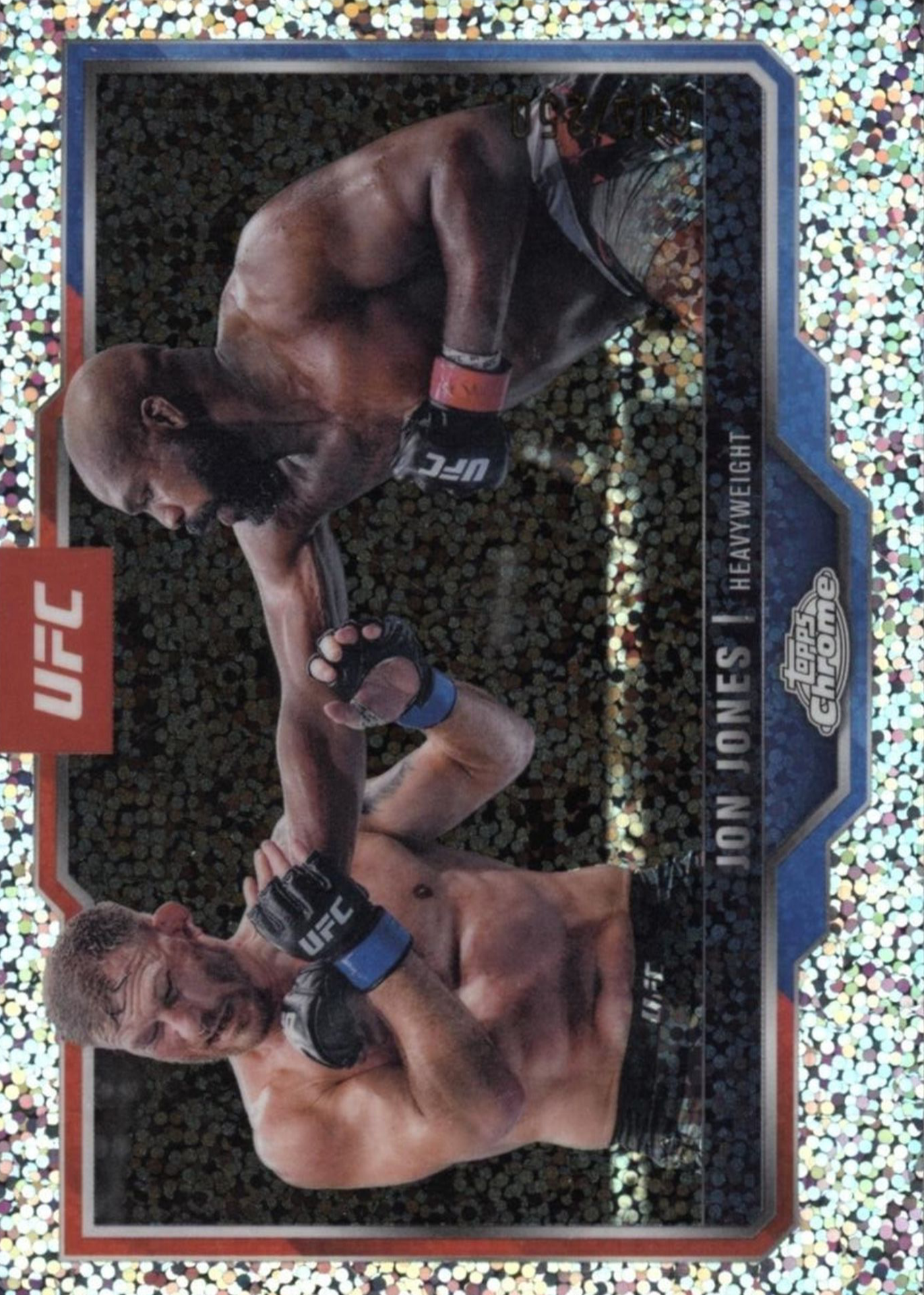 Jon Jones 2025 Topps Chrome UFC #83 Speckle Refractor /250 Price