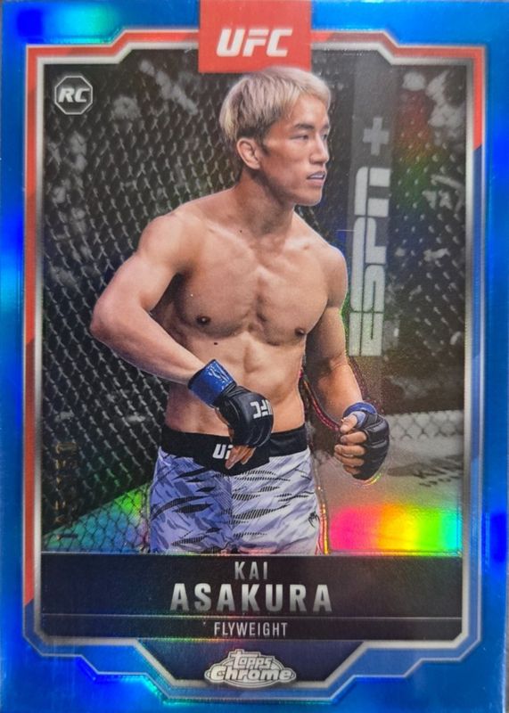 2025 Topps Chrome UFC #161 Blue Refractor /150