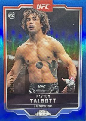 2025 Topps Chrome UFC #141 Blue Refractor /150