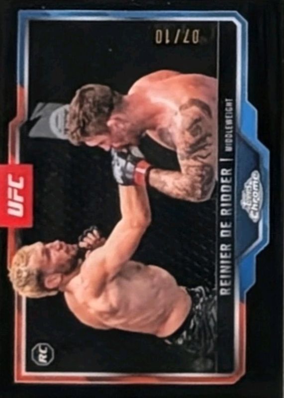 2025 Topps Chrome UFC #185 Black Refractor /10