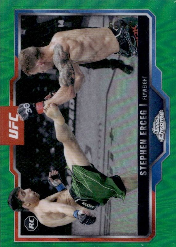 2025 Topps Chrome UFC #63 Green Refractor /99