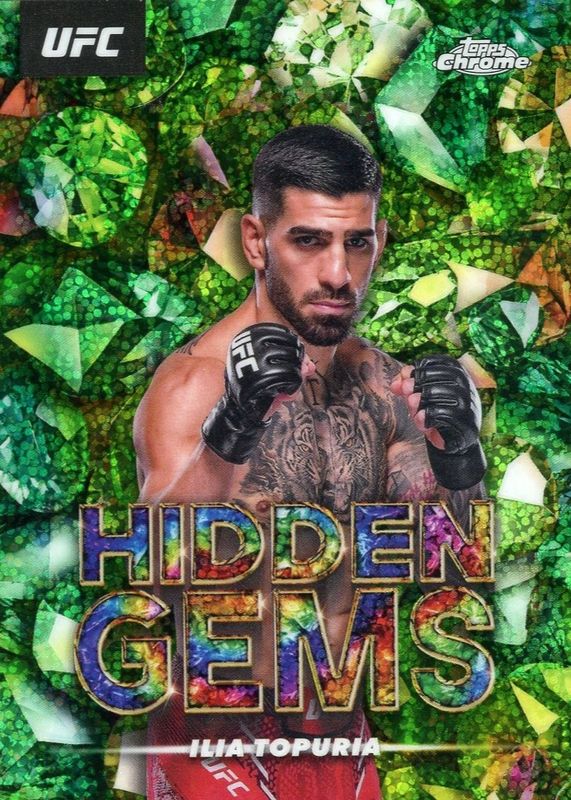 Ilia Topuria 2025 Topps Chrome UFC #HGS-2 Hidden Gems /(SSP) RAW