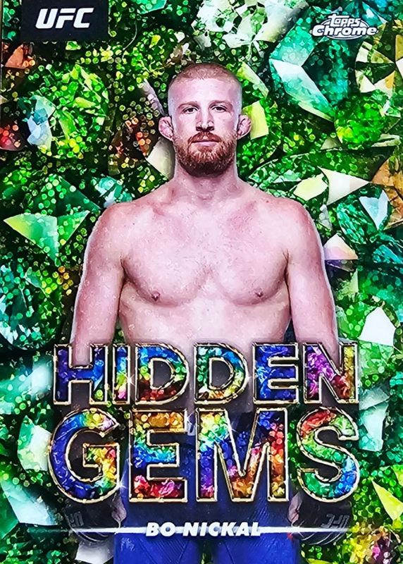 Bo Nickal 2025 Topps Chrome UFC #HGS-3 Hidden Gems /(SSP) RAW