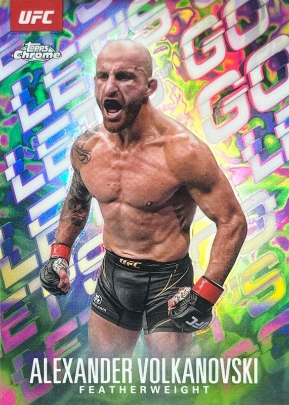 2025 Topps Chrome UFC #LGO-4 Let's Go! /(SSP)