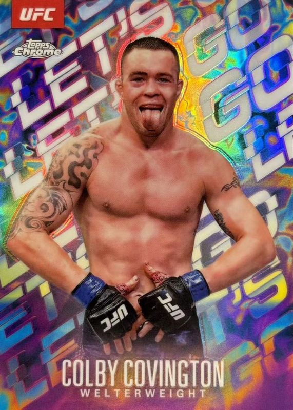 2025 Topps Chrome UFC #LGO-2 Let's Go! /(SSP)
