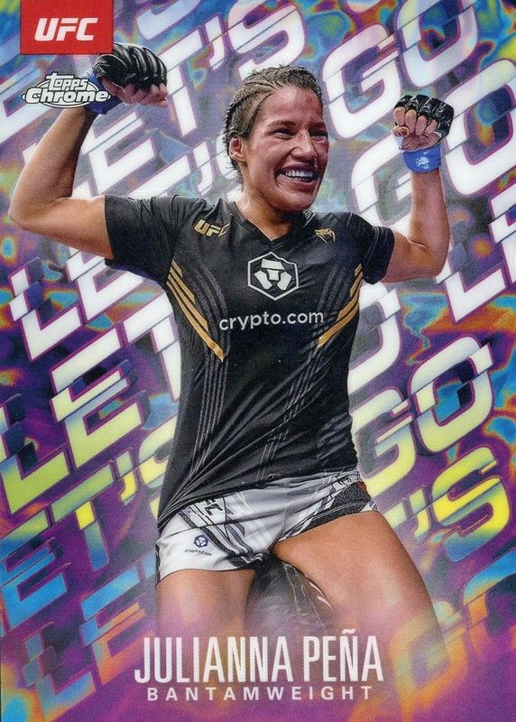 2025 Topps Chrome UFC #LGO-13 Let's Go! /(SSP)