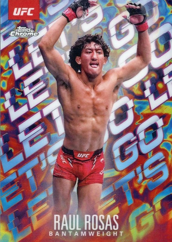 2025 Topps Chrome UFC #LGO-12 Let's Go! /(SSP)