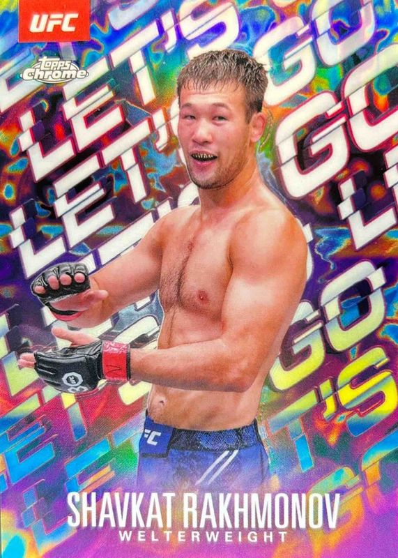 2025 Topps Chrome UFC #LGO-9 Let's Go! /(SSP)