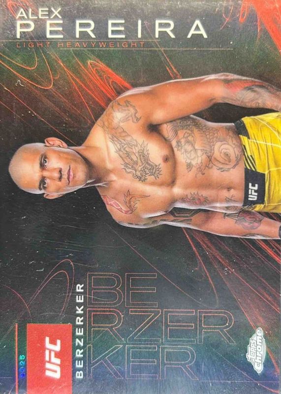 2025 Topps Chrome UFC #BZK-10 Berzerker /(SSP)