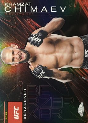 2025 Topps Chrome UFC #BZK-3 Berzerker /(SSP)