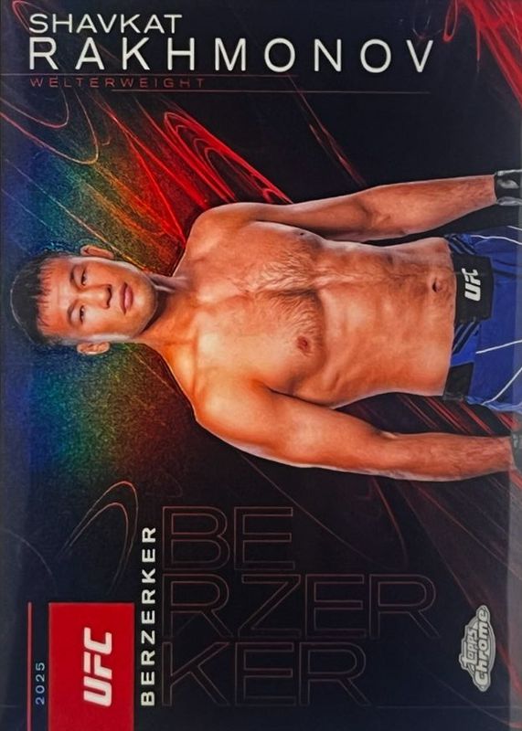 2025 Topps Chrome UFC #BZK-5 Berzerker /(SSP)