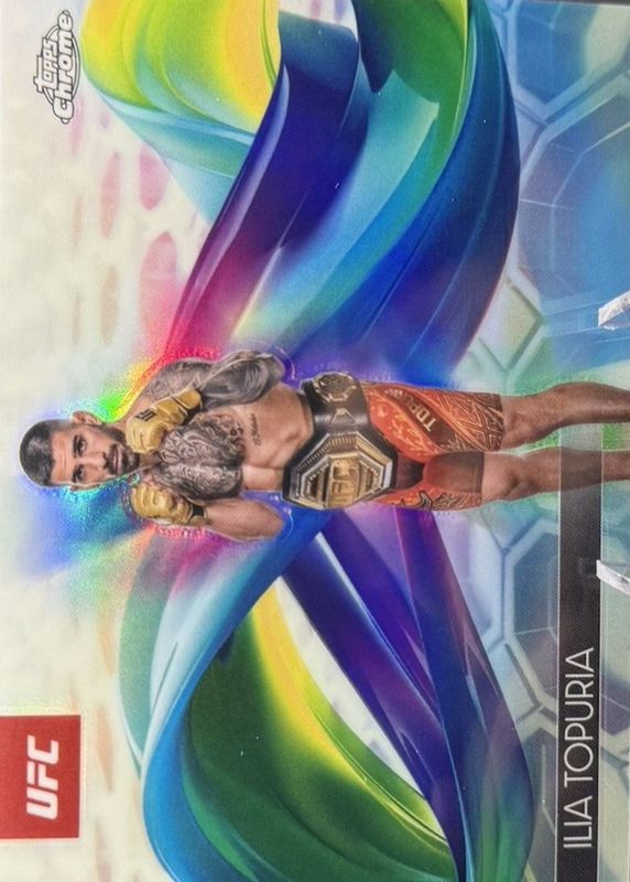 2025 Topps Chrome UFC #HEL-18 Helix /(SSP)
