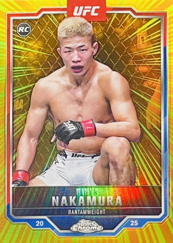 2025 Topps Chrome UFC #RRS-10 Radiating Rookies /(SSP)