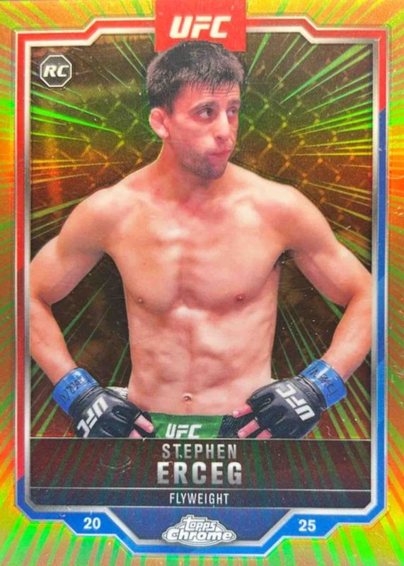 2025 Topps Chrome UFC #RRS-7 Radiating Rookies /(SSP)