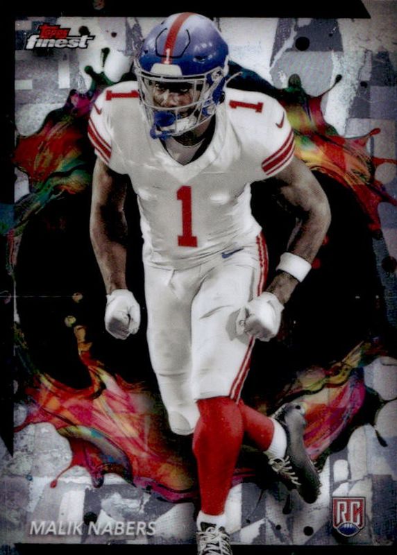 Malik Nabers 2024 Topps Finest #269 Rare Rookie RAW