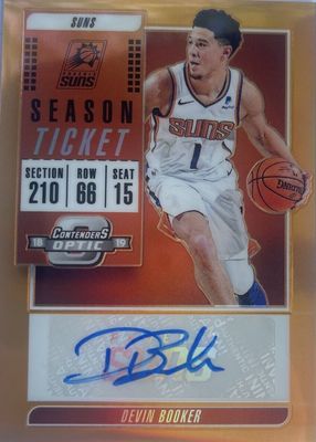 2018 Contenders Optic #VT-DBK Veteran Season Ticket Autographs - Orange /25