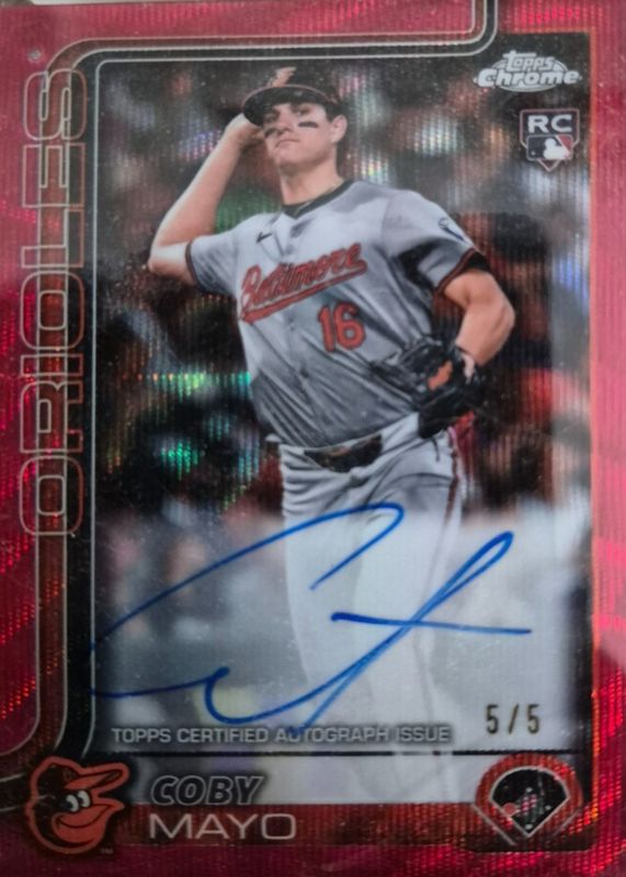 2025 Topps Chrome #120 Red Refractor /5